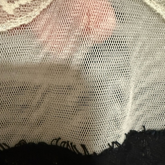 Free People New Romantics Ivory Boho Embroidered Lace Midi Dress Size 6 - Picture 13 of 13